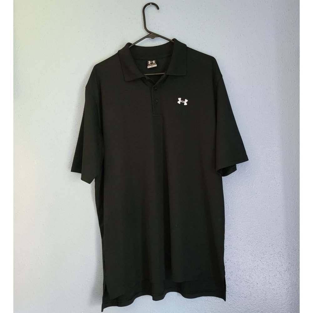 Under Armour Black Polo Shirt